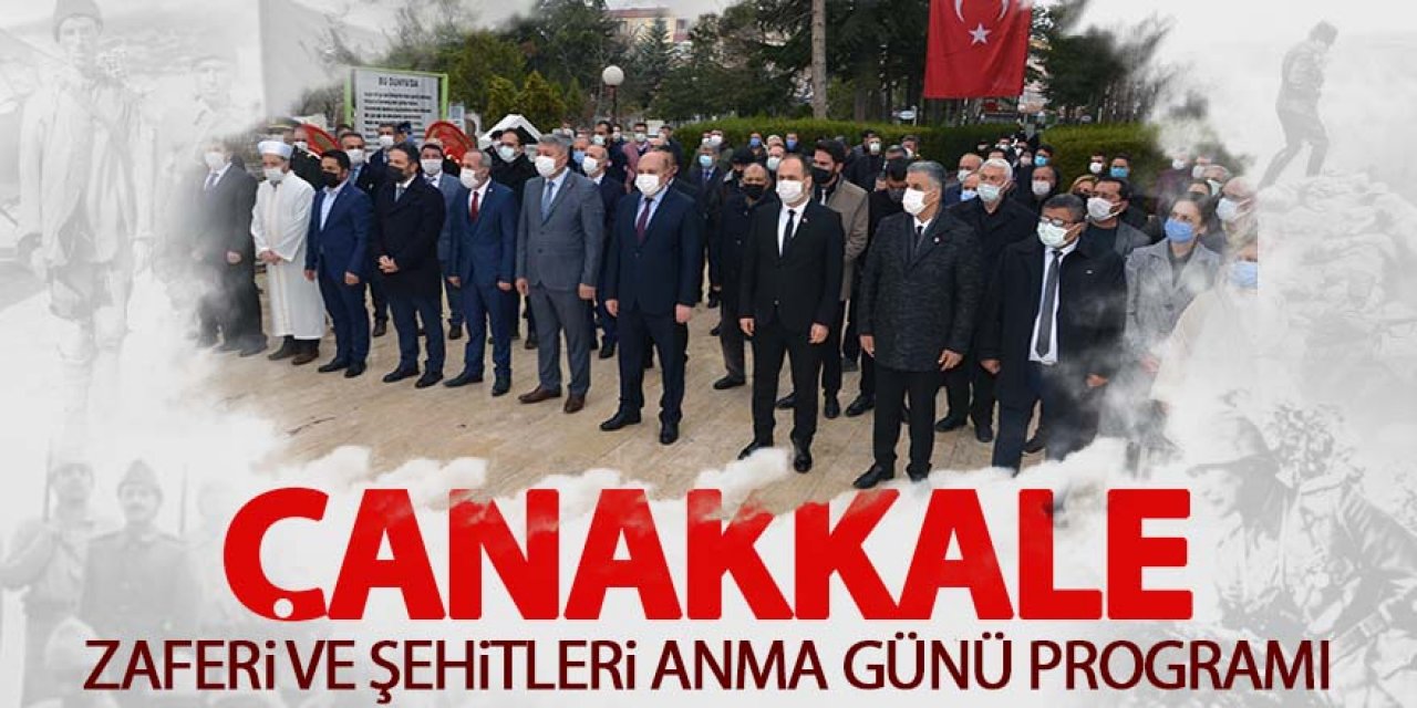 Ereğli'de 18 Mart Şehitleri Anma Programı düzenlendi