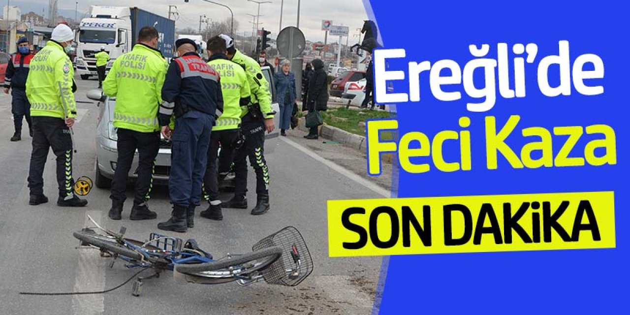 Otomobilin çarptığı bisiklet sürücüsü ağır yaralandı