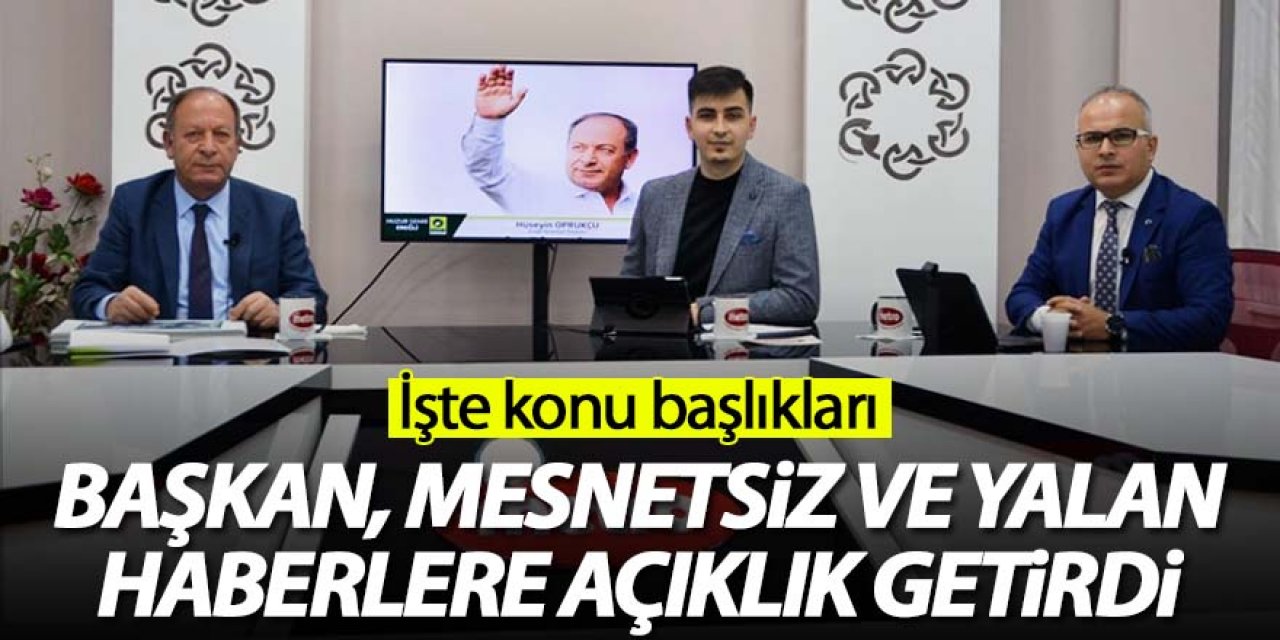 Ereğli Belediye Başkanı Hüseyin Oprukçu, 2 yıllık çalışmaları değerlendirdi