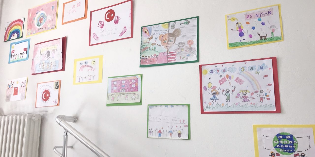 Medaş Genel Müdürlük Binasını Çocukların Resimleriyle Renklendirdi