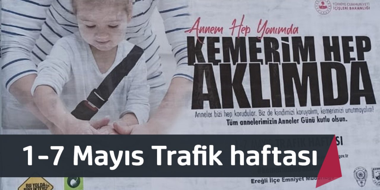Ereğli’de trafik haftası etkinlikleri