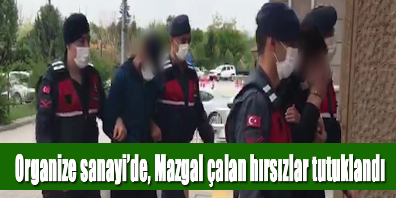 Ereğli’de demir mazgal hırsızları tutuklandı