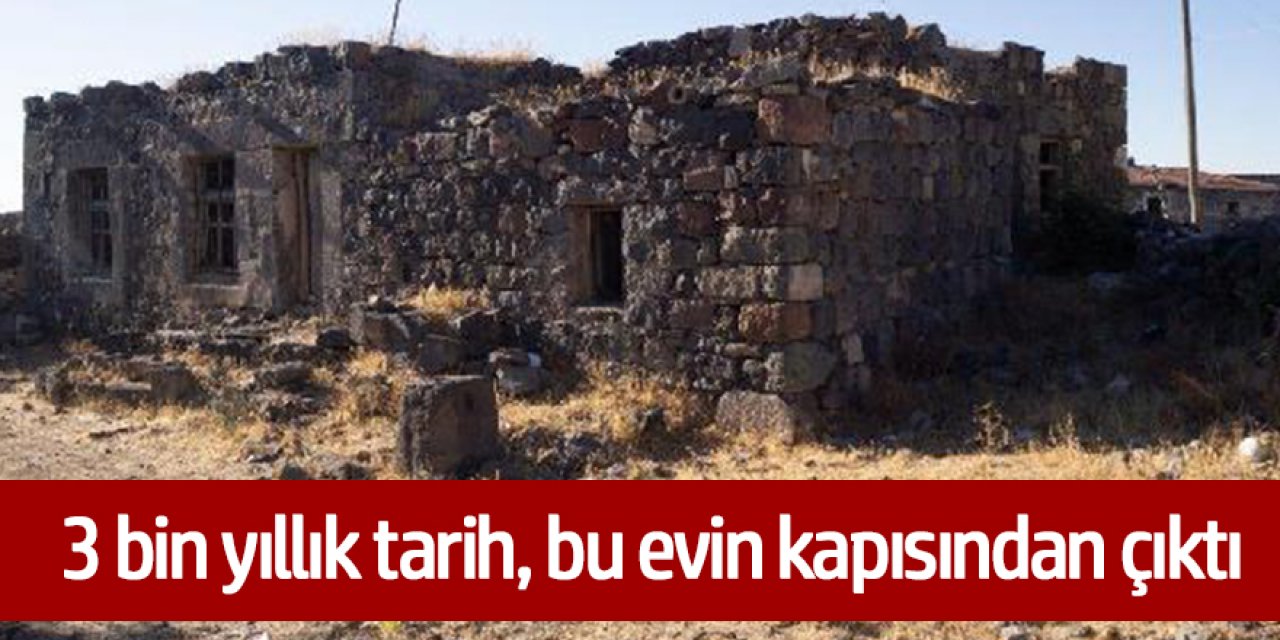 3 bin yıllık Hitit yazıtı, Konyalı bir ailenin kapısından çıktı