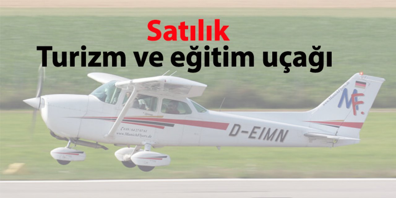Turizm ve eğitim uçağı icradan satılık