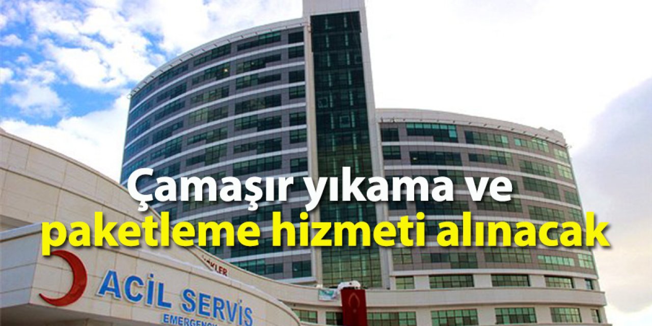 Çamaşır yıkama  ve paketleme hizmeti alınacak