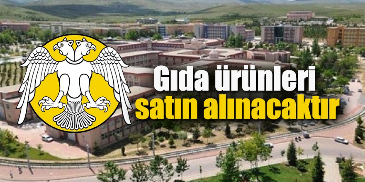 Gıda ürünleri satın alınacak