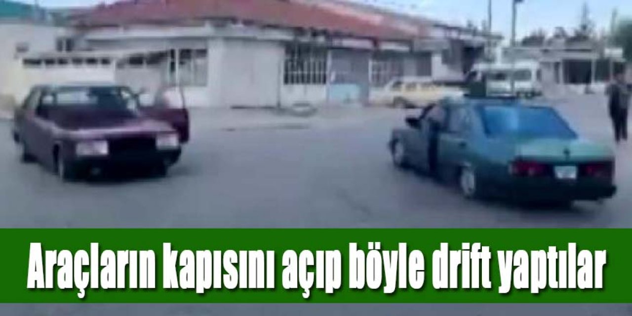 Drift yapan sürücülerin ehliyetine el koyuldu, 15 bin lira ceza kesildi