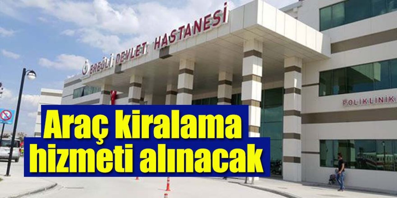 Araç kiralama hizmeti alınacak