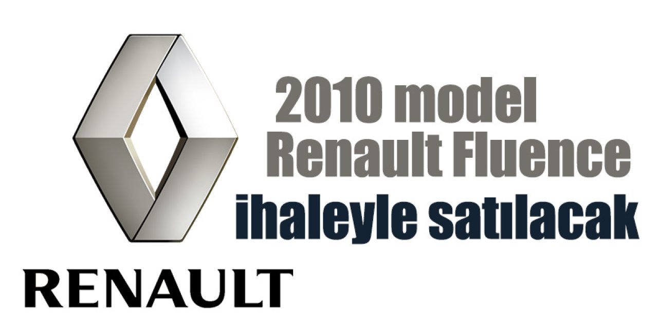 2010 model Renault Fluence ihaleyle satılacak (çoklu satış)