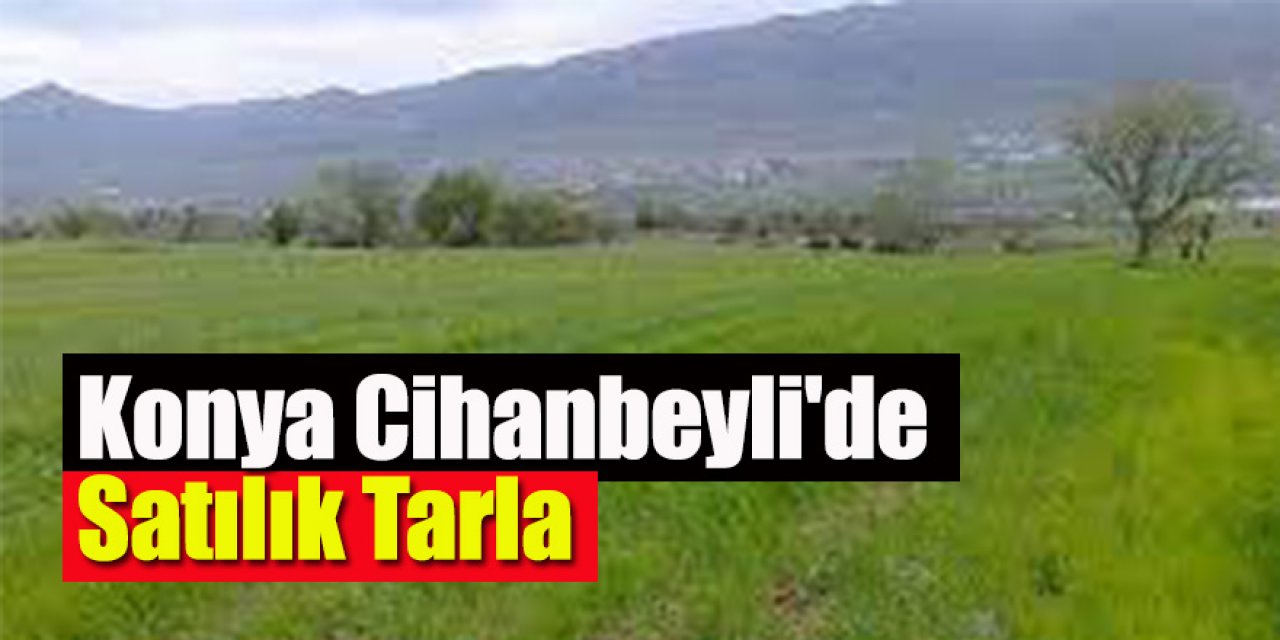 Konya Cihanbeyli'de Satılık Tarla