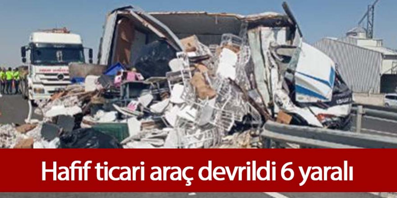 Kazadan kaçarken kaza yaptı: 2'si çocuk, 6 yaralı