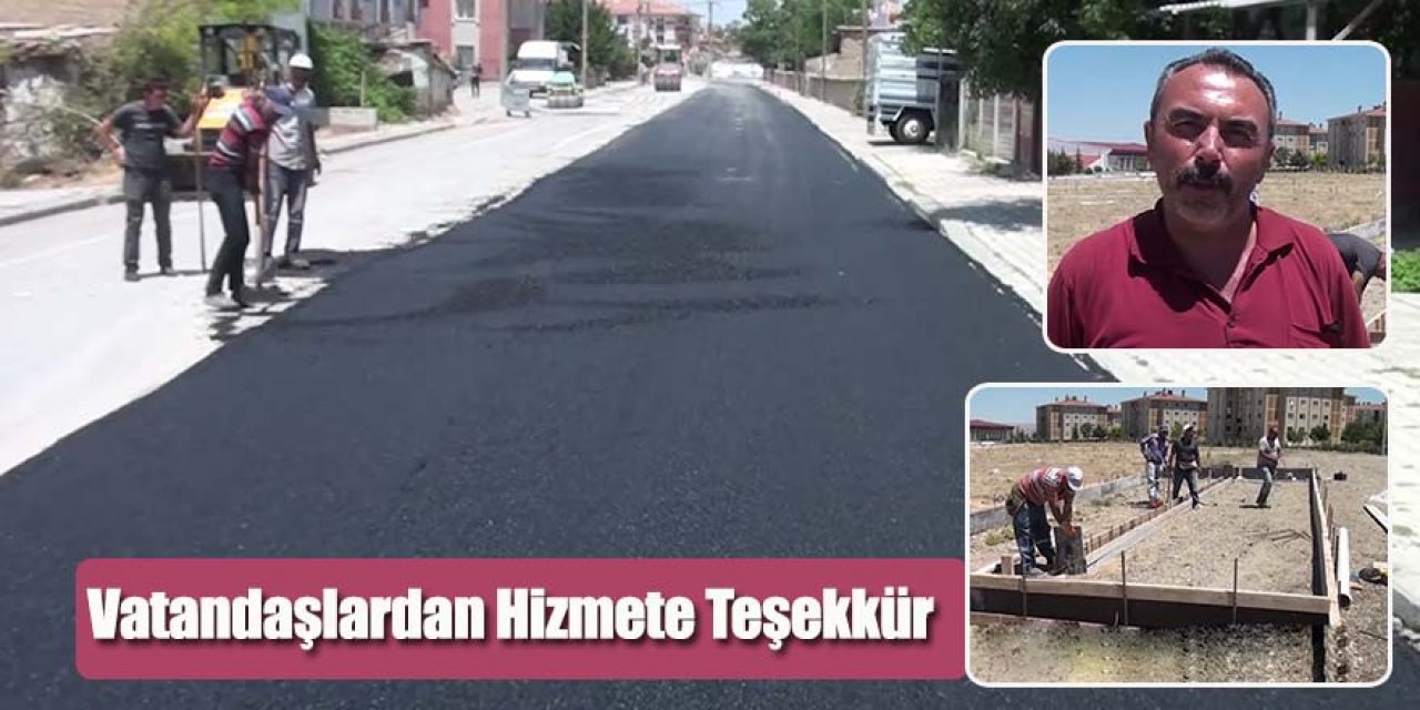 Vatandaşlardan Hizmete Teşekkür
