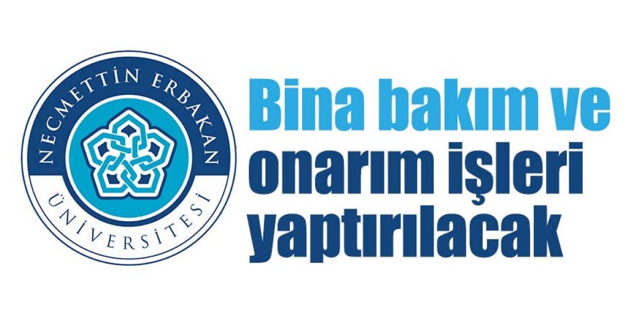 Bina bakım-onarım işleri yaptırılacak