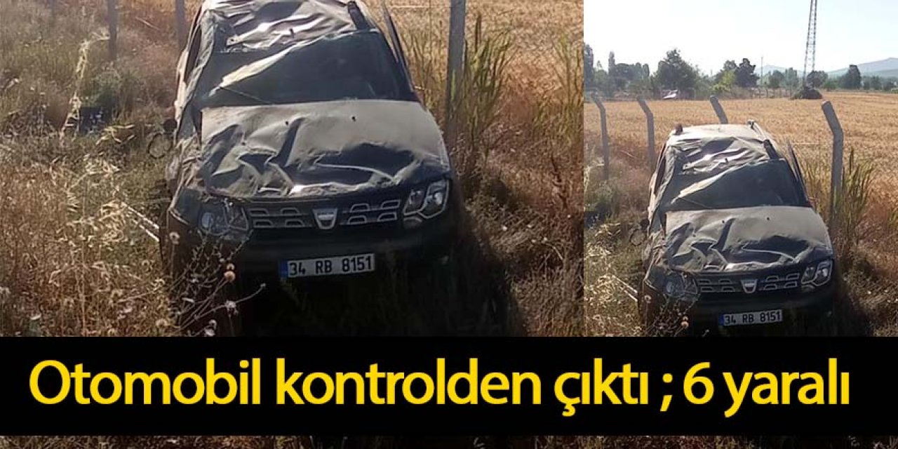 Konya'da trafik kazası: 6 yaralı