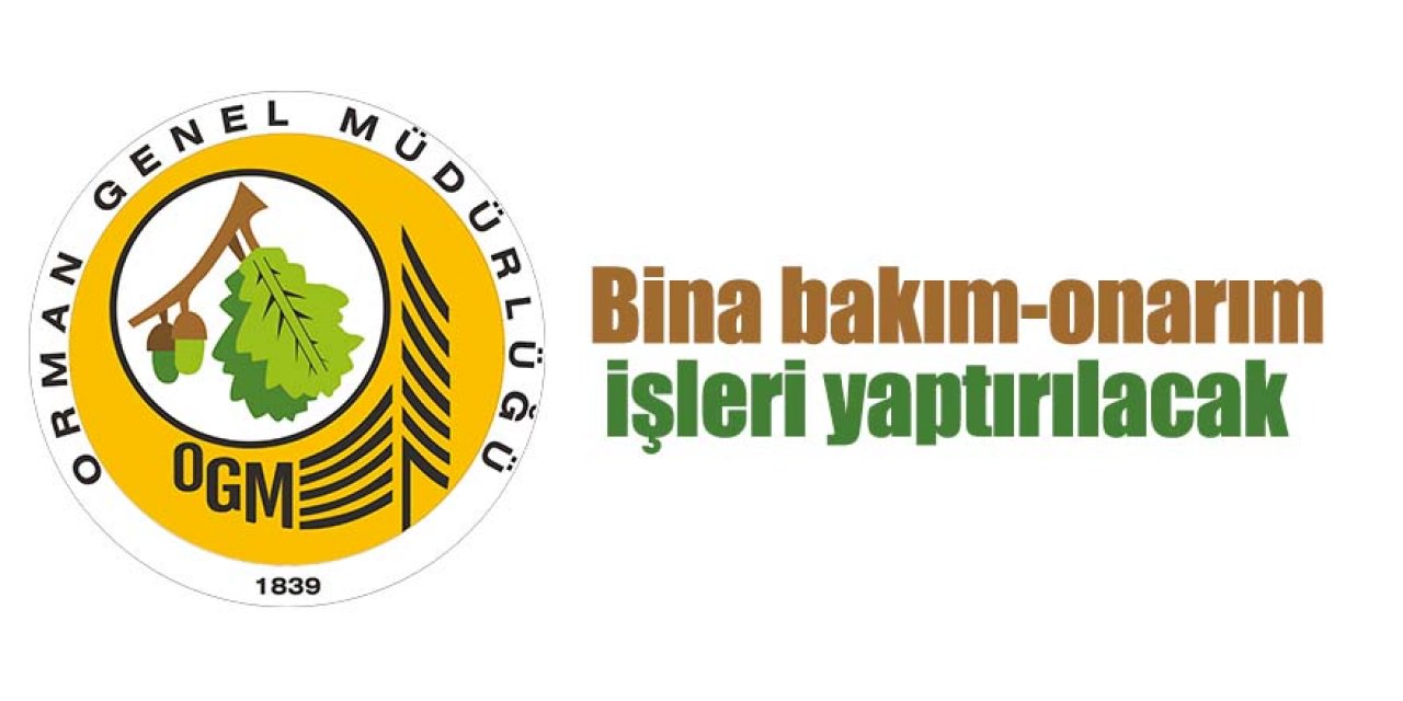 Bina bakım-onarım işleri yaptırılacak