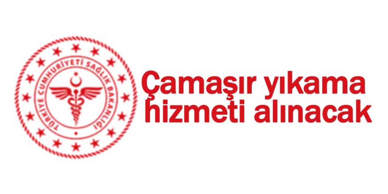 Çamaşır yıkama hizmeti alınacak