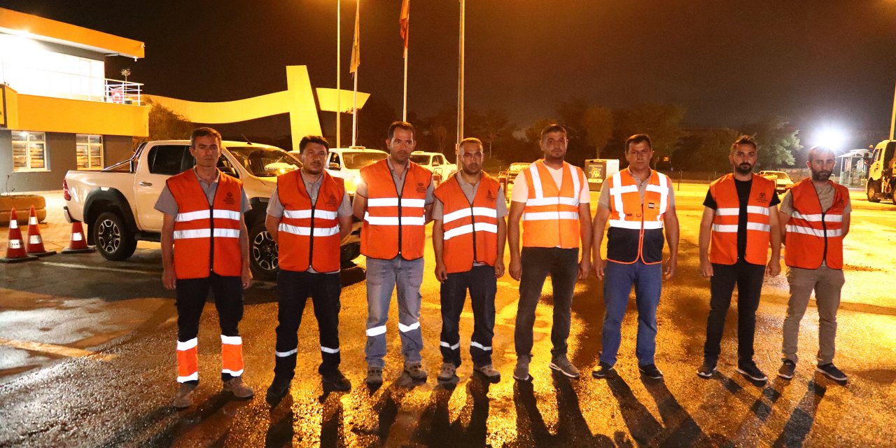 Konya Büyükşehir Ekipleri Marmaris’teki Yangın İçin de Görevde