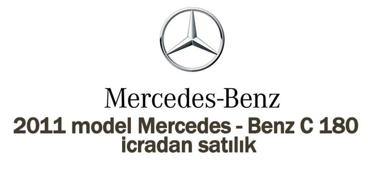 2011 model Mercedes - Benz C 180 icradan satılık
