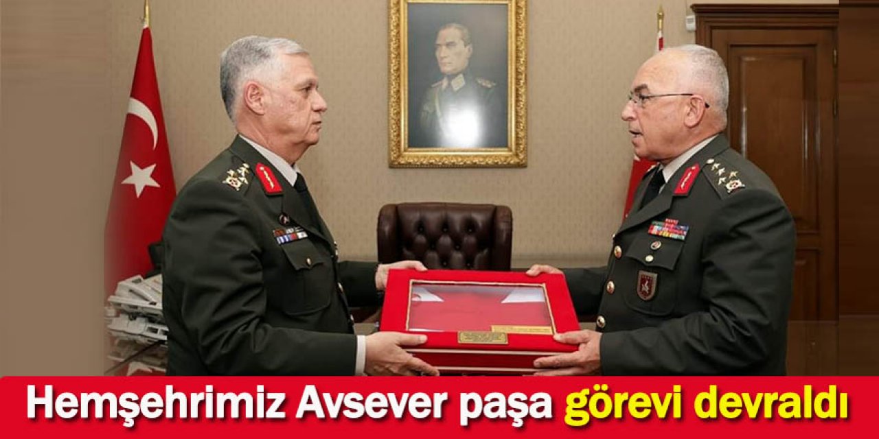 Hemşehrimiz Org. Musa Avsever görevi devraldı