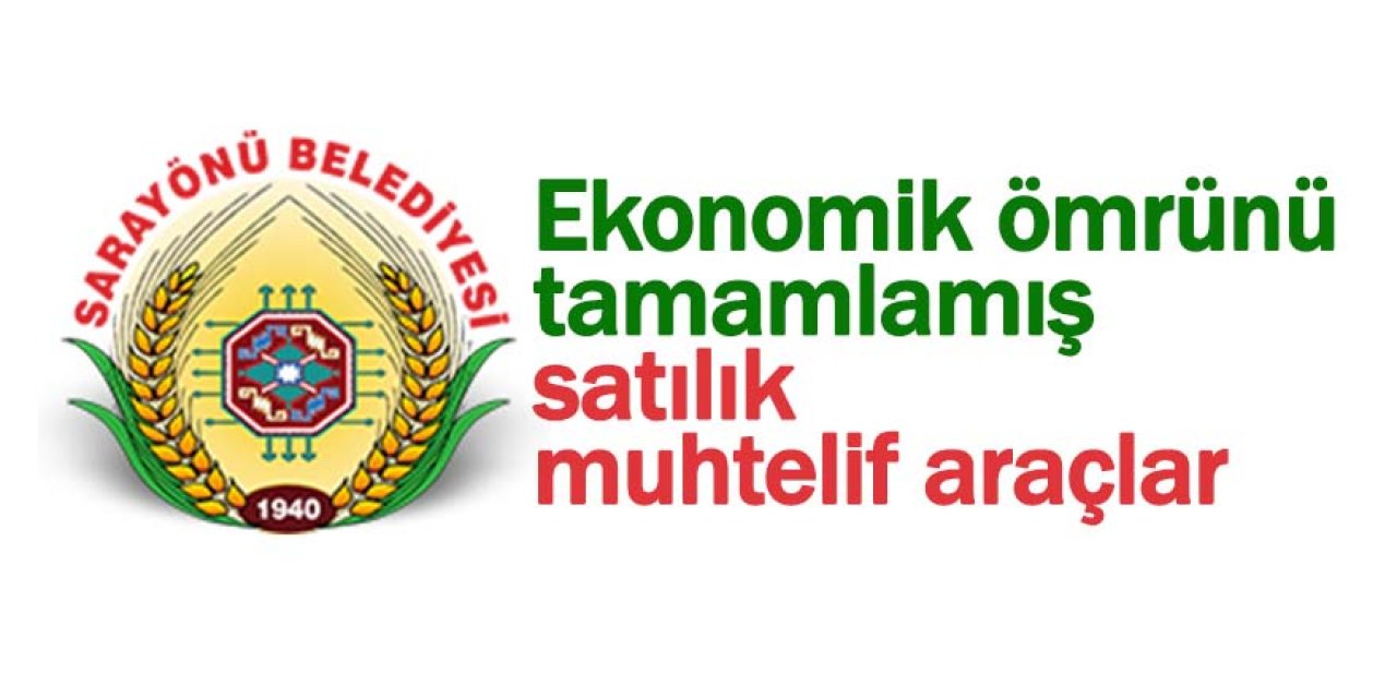 Ekonomik ömrünü tamamlamış satılık muhtelif araçlar