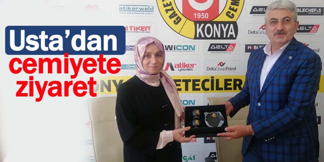 Usta’dan cemiyete ziyaret