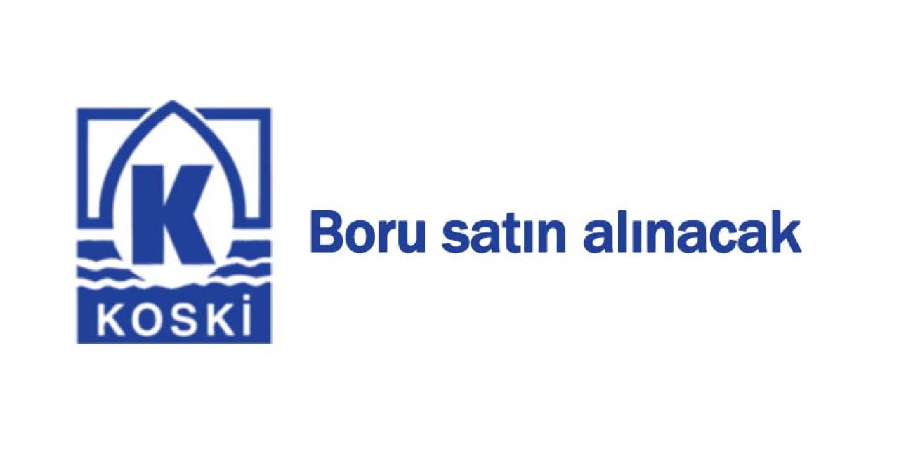 Boru satın alınacak