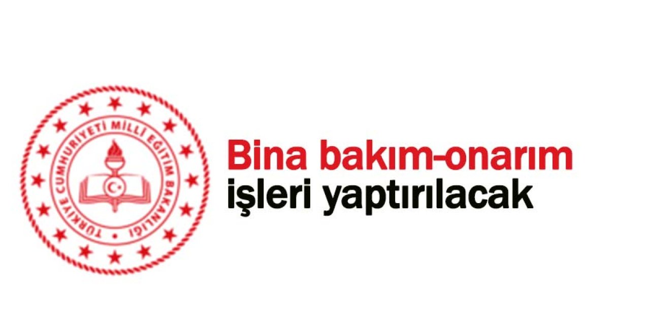 Bina bakım-onarım işleri yaptırılacak