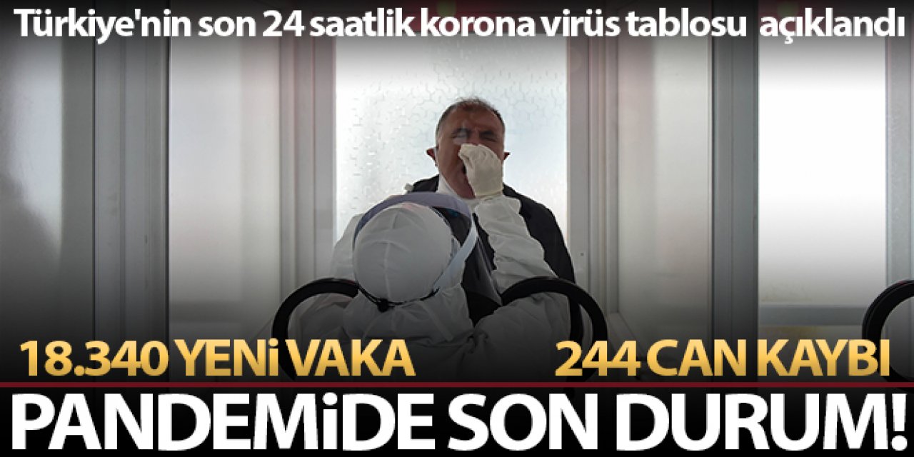 Sağlık Bakanlığı, Türkiye'nin son 24 saatlik korona virüs tablosunu açıkladı