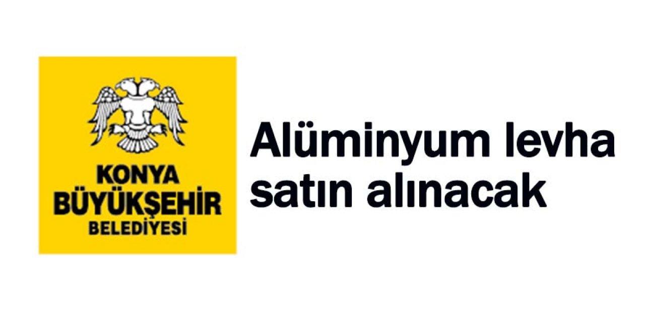 Alüminyum levha satın alınacak