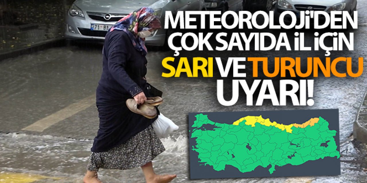 Meteoroloji'den çok sayıda il için sarı ve turuncu uyarı! 3 Eylül 2021 hava durumu