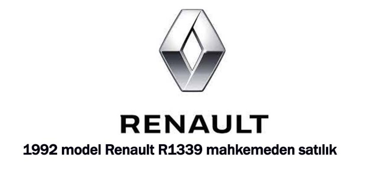 1992 model Renault R1339 mahkemeden satılık
