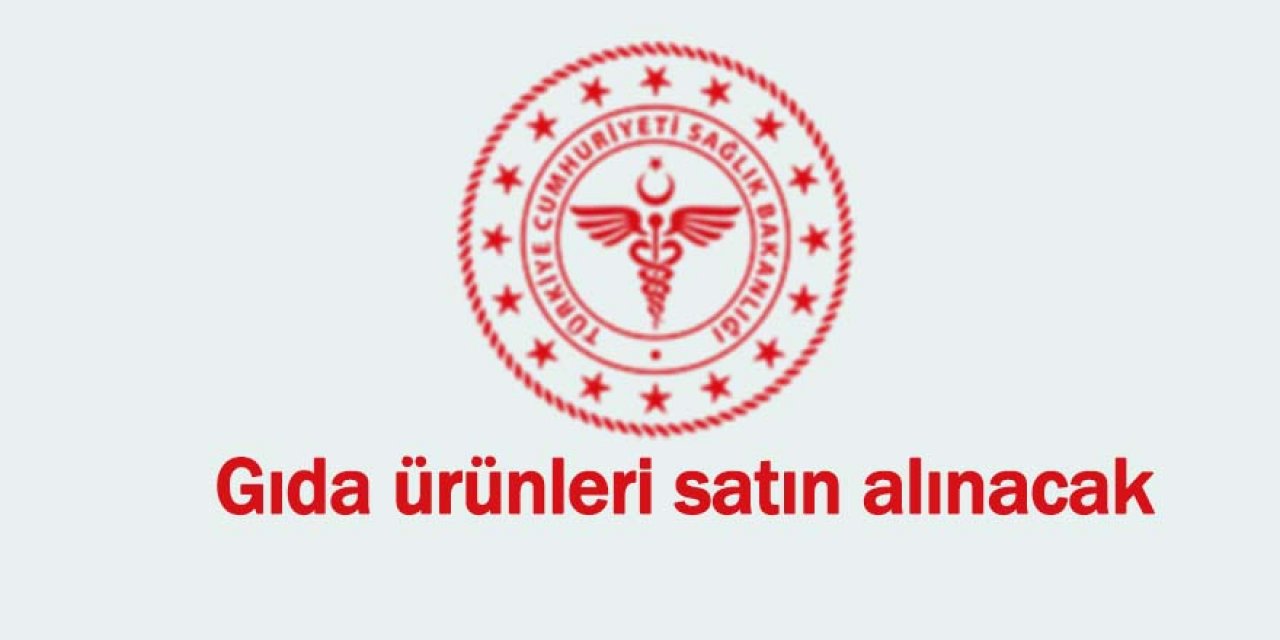Gıda ürünleri satın alınacak