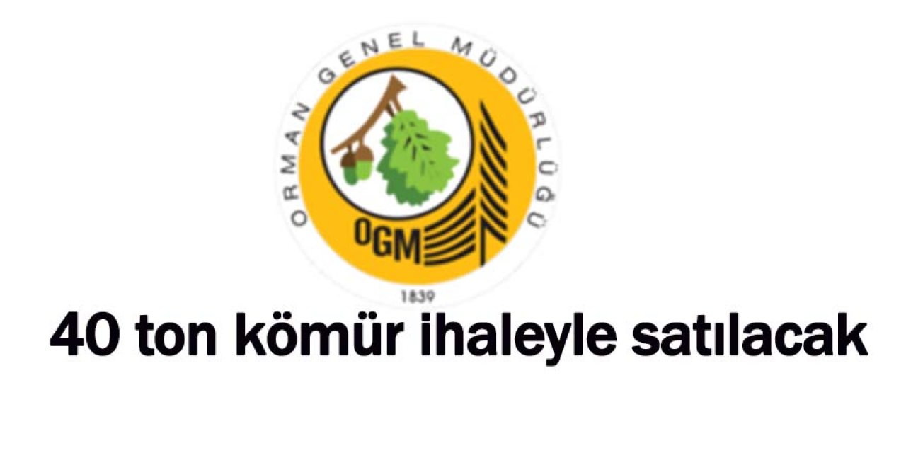 40 ton kömür ihaleyle satılacak