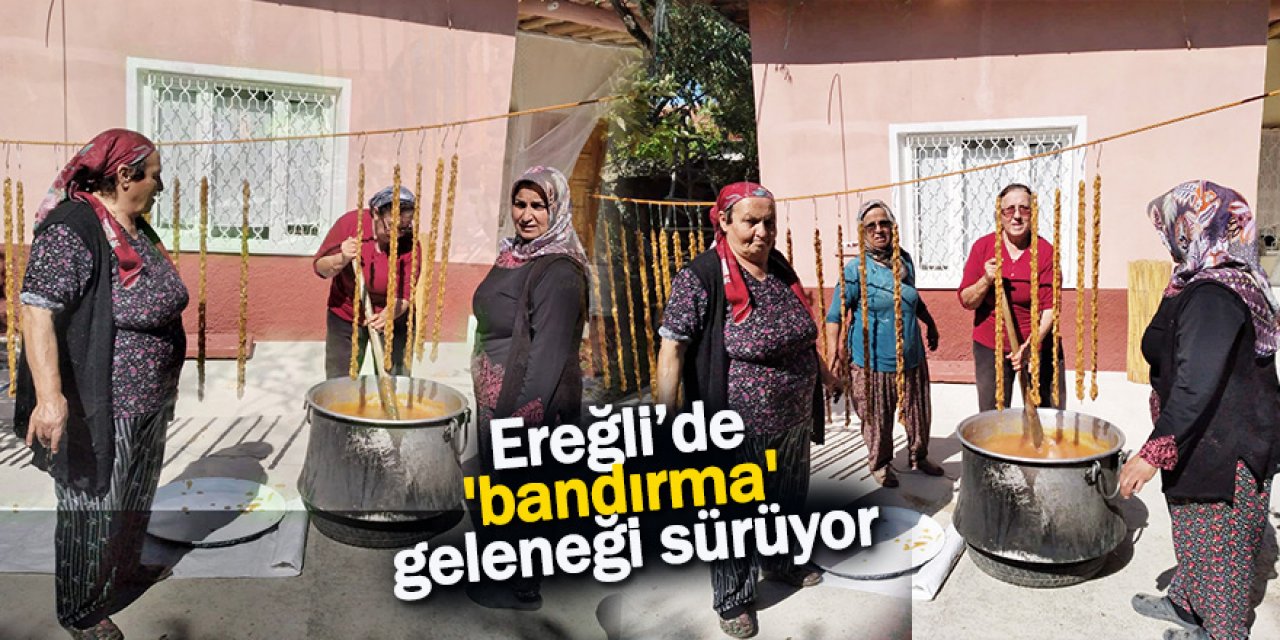 Ereğli’de 'bandırma' geleneği sürüyor