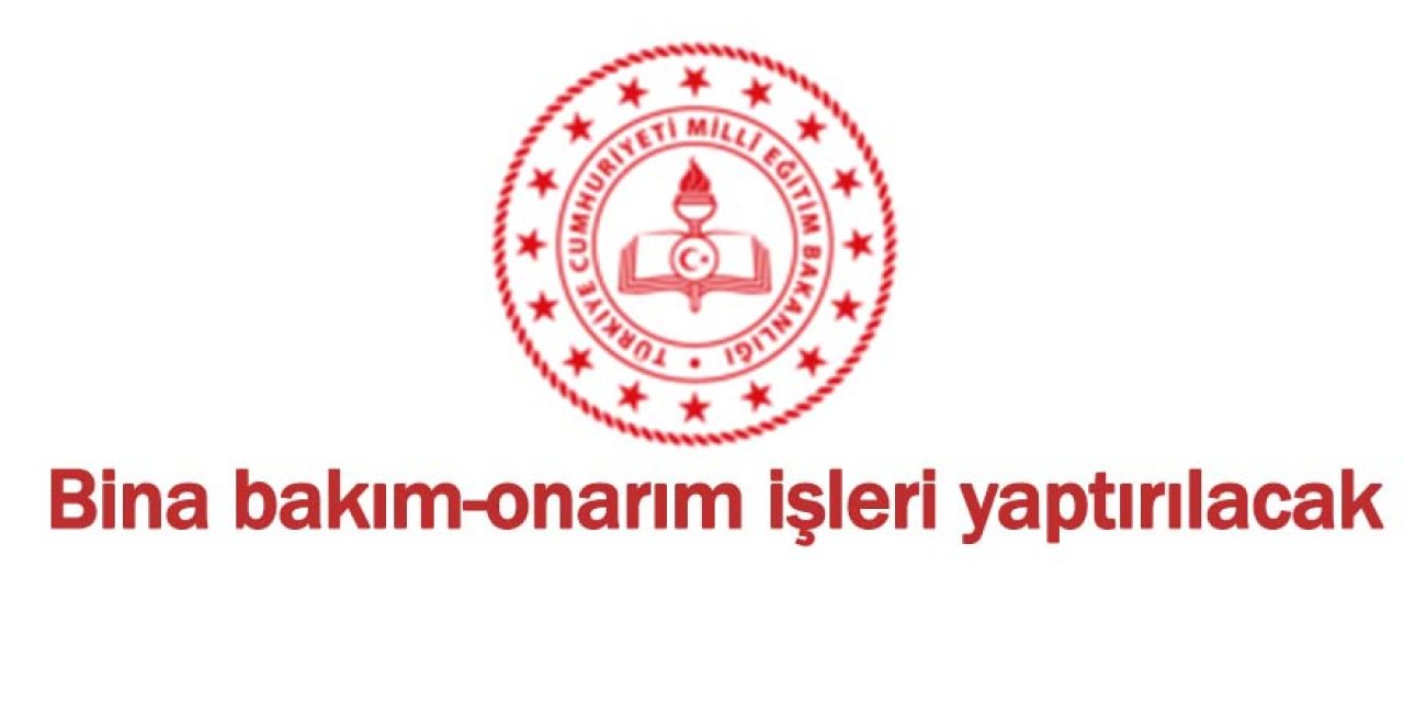 Bina bakım-onarım işleri yaptırılacak