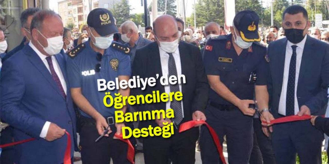 Belediye’den Öğrencilere Barınma Desteği