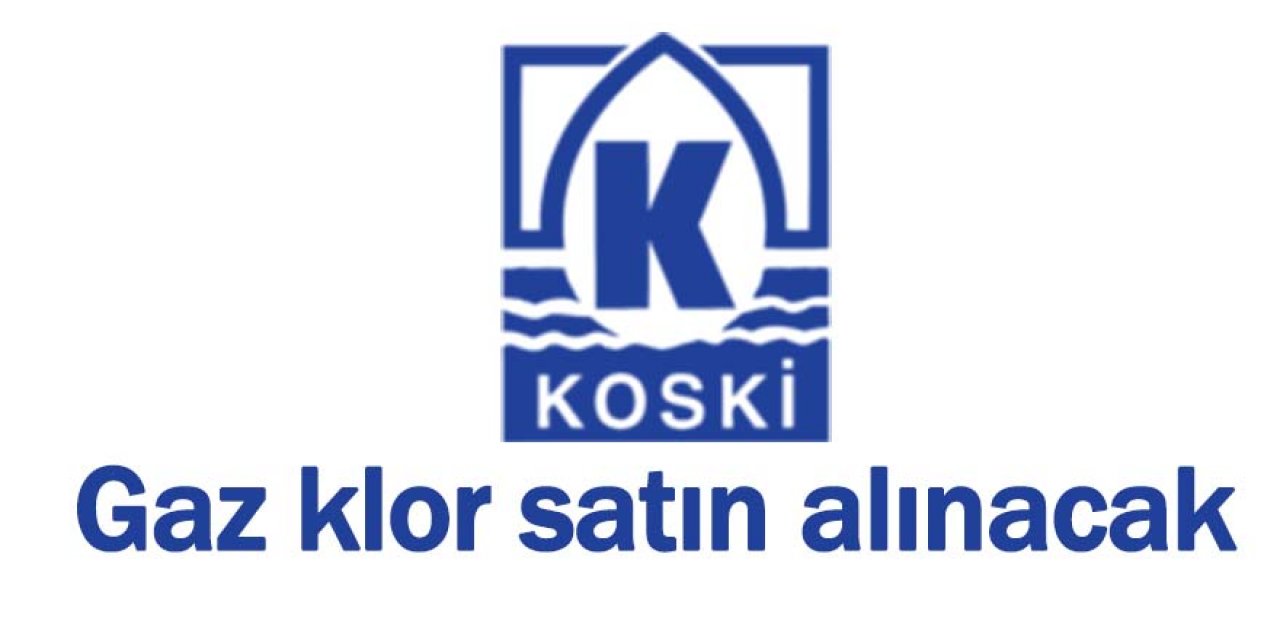 Gaz klor satın alınacak