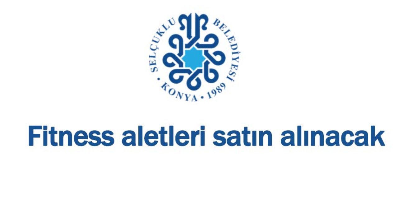 Fitness aletleri satın alınacak