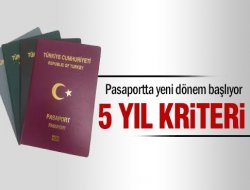 Pasaportta yeni dönem başlıyor
