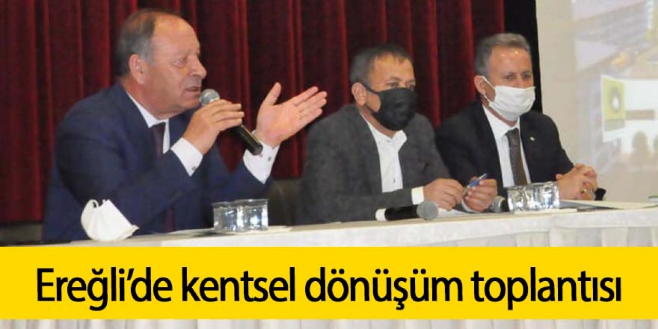 Belediye’den Kentsel Dönüşüm Projesi bilgilendirme toplantısı