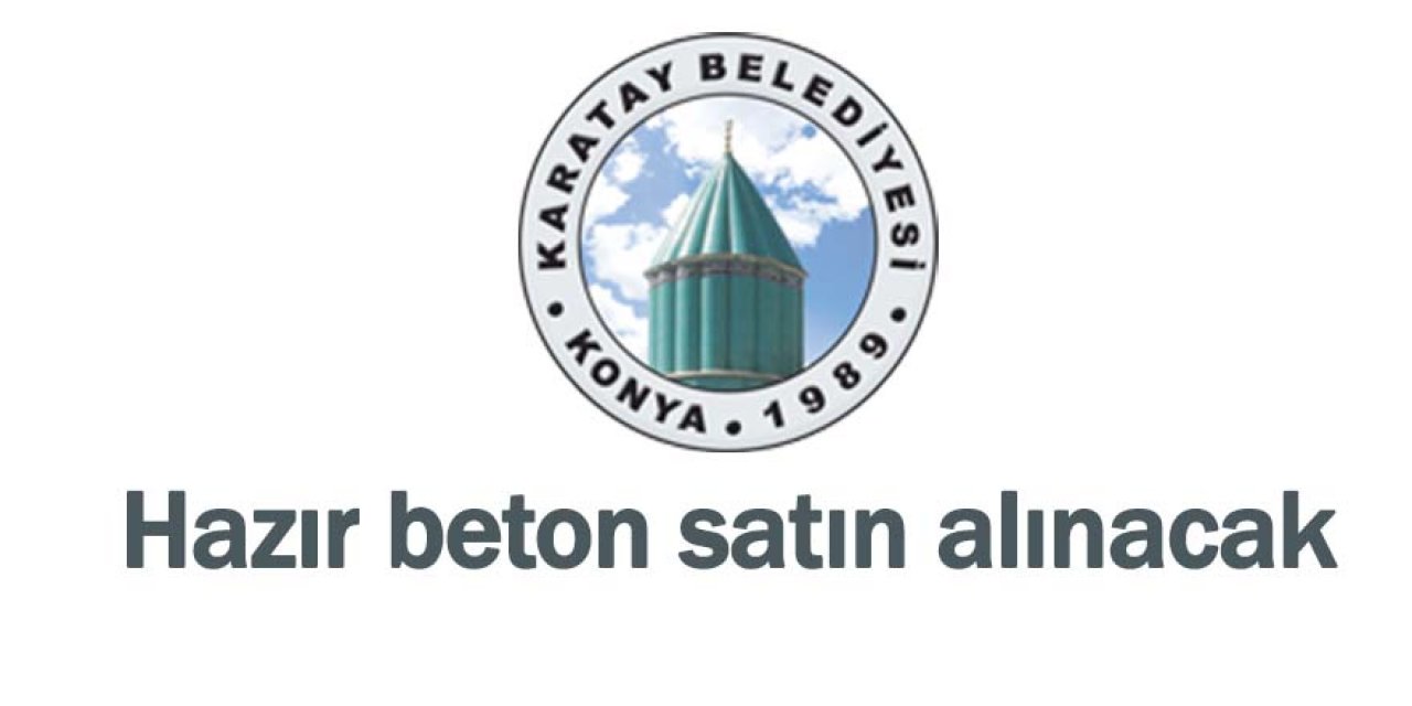 Hazır beton satın alınacak