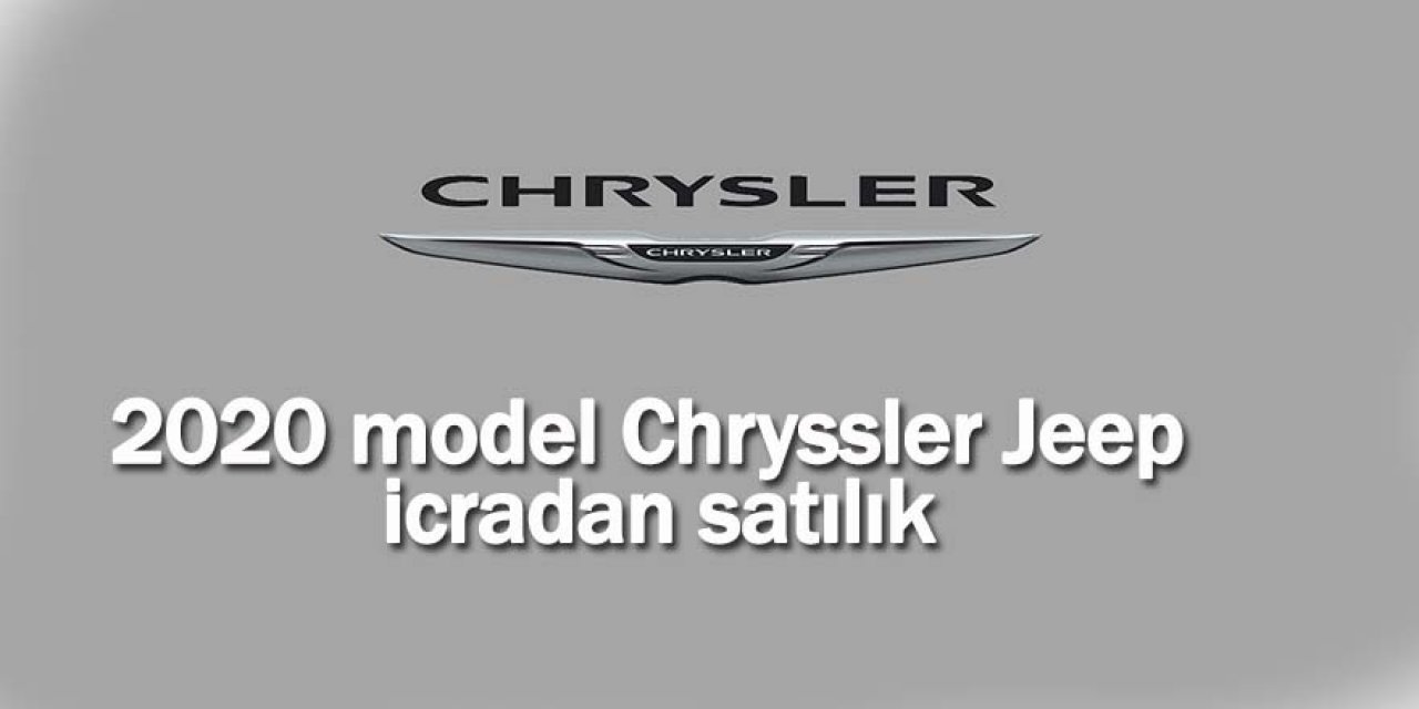 2020 model Chryssler Jeep icradan satılık