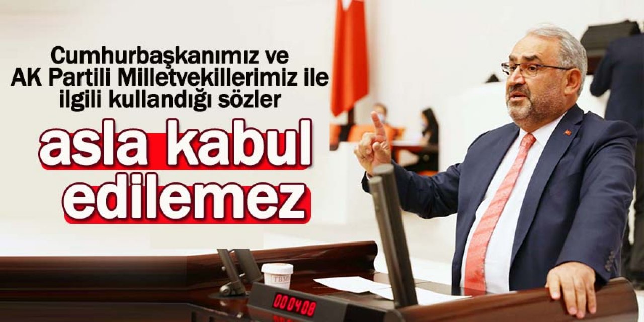 Milletvekili Halil Etyemez: Abdullatif Şener, Yaptığı Açıklamalarla Kirli Mihrakların Değirmenine Su Taşımaktadır