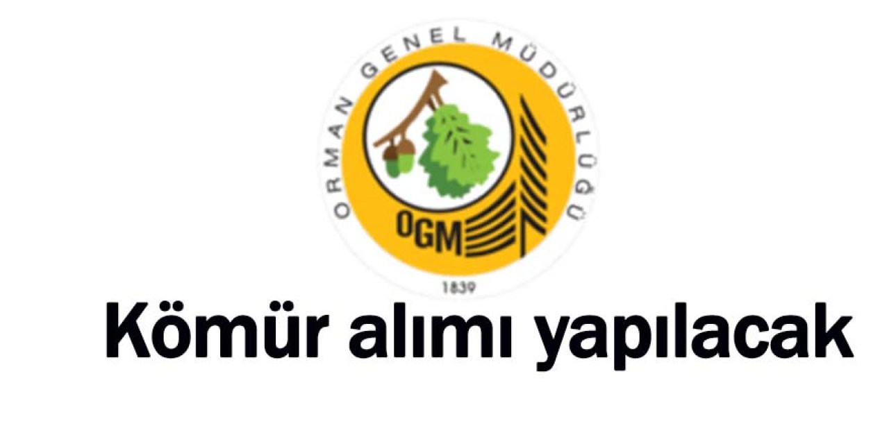 Kömür alımı yapılacak