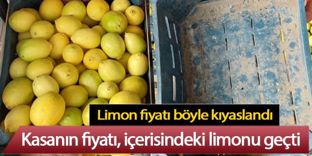 Kasanın fiyatı, içerisindeki limonu geçti