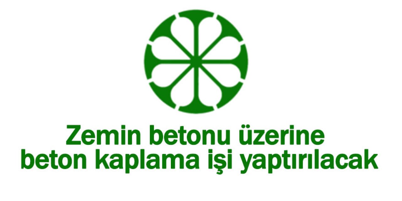 Zemin betonu üzerine beton kaplama işi yaptırılacak
