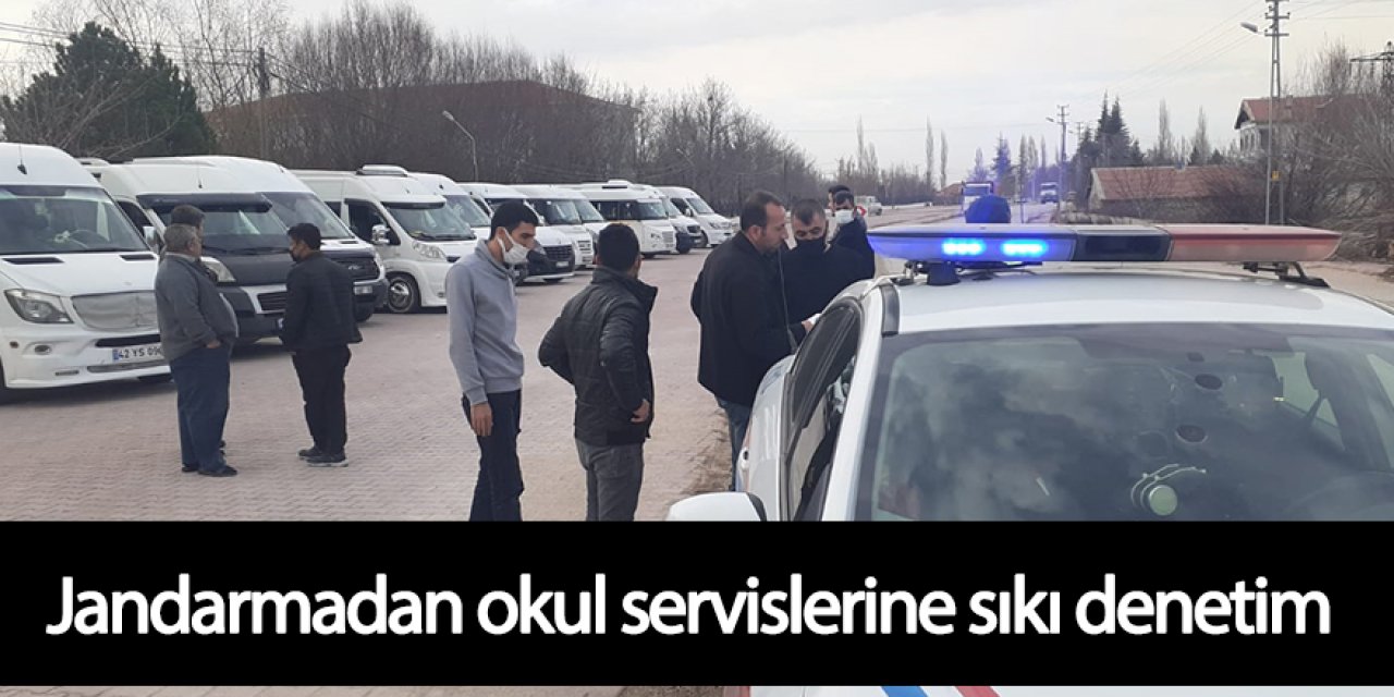 Jandarmadan okul servislerine sıkı denetim