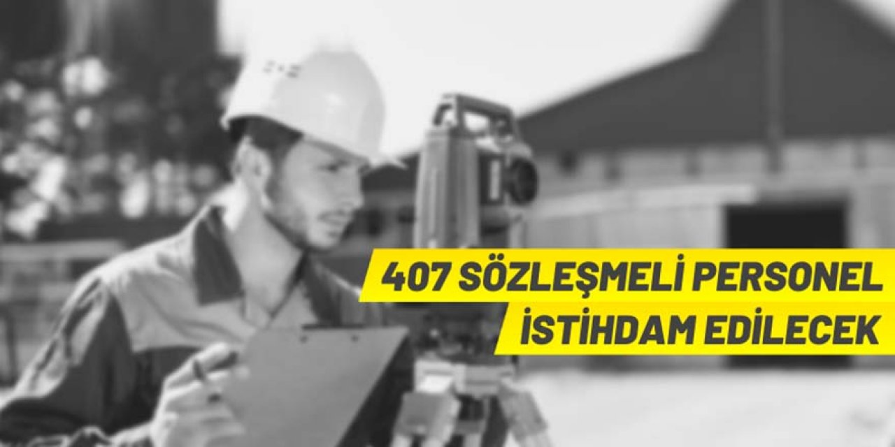Sözleşmeli personel alım ilanı