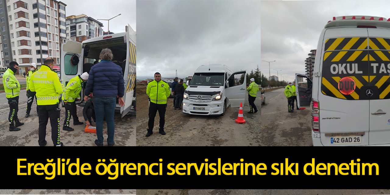 MEVSİMİ İLE BİRLİKTE OKUL SERVİS ARAÇLARI DENETİMİ YAPILDI