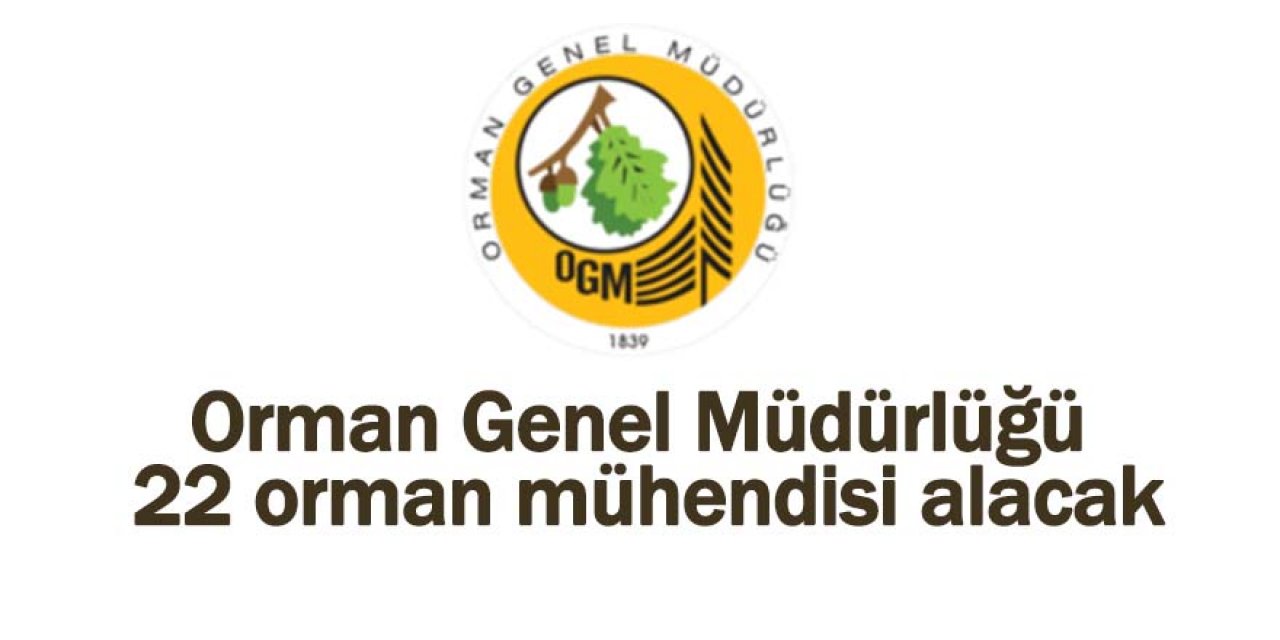 Orman Genel Müdürlüğü orman mühendisi alacak